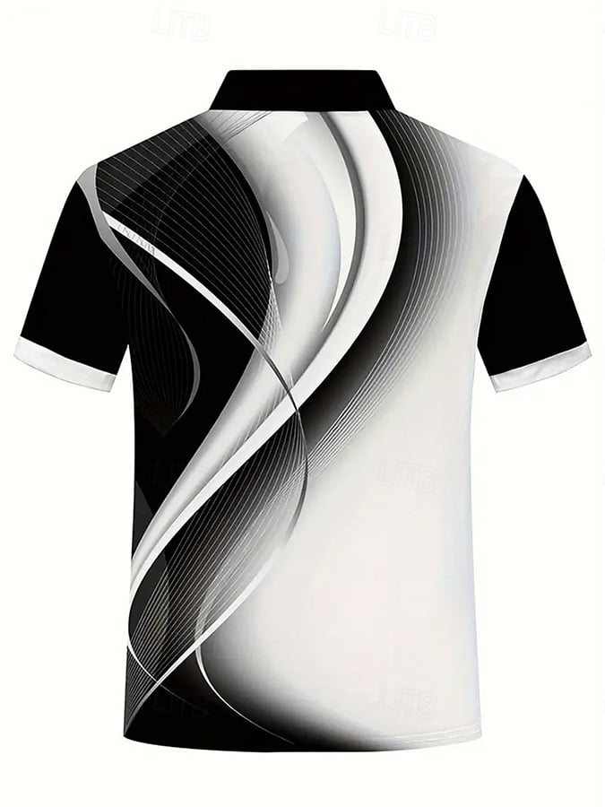 Men's Faith Printed Casual Polo Shirt