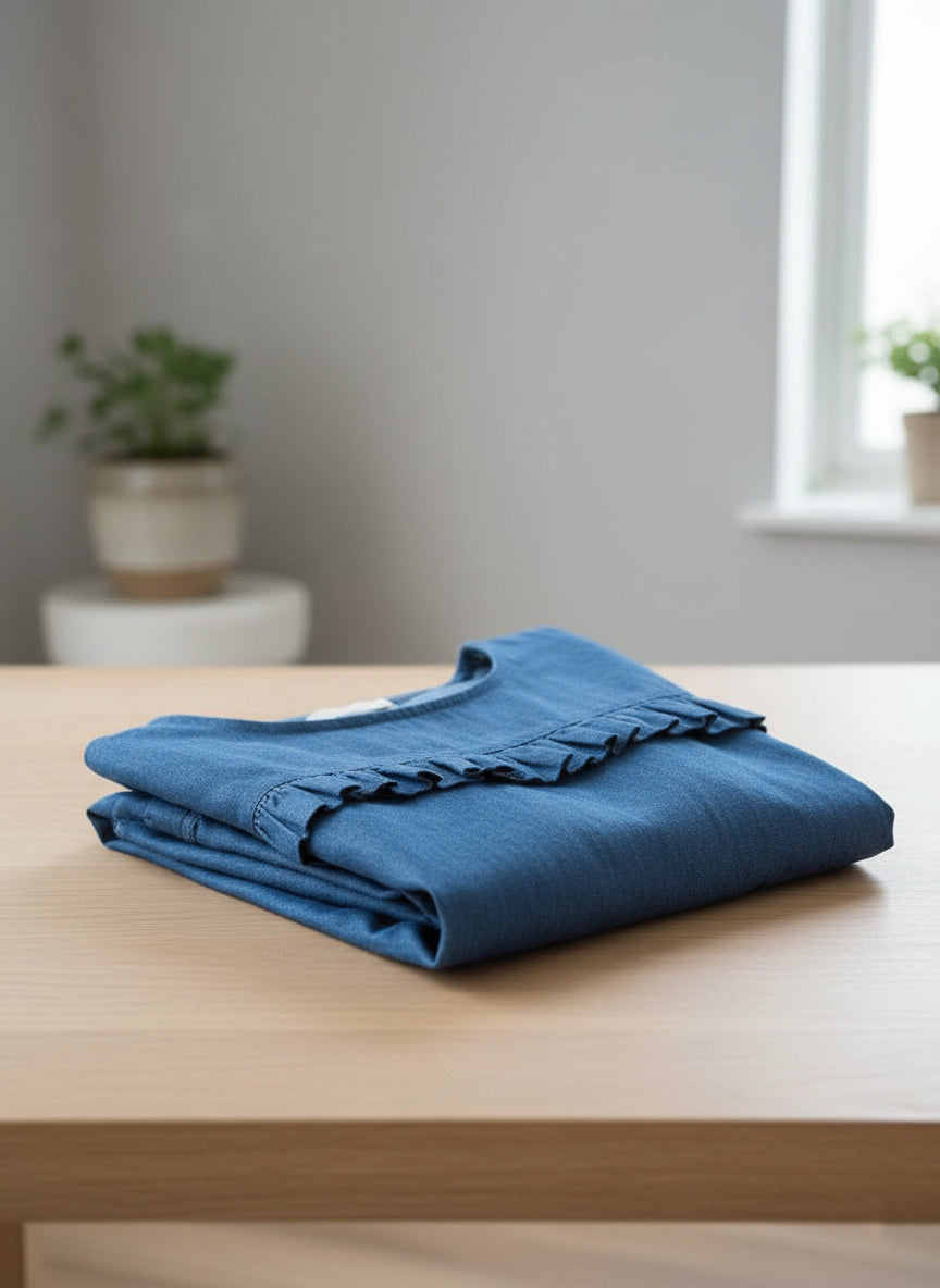 New Arrivals🔥 Women's Round Neck Denim Top