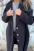 CLEARANCE SALE🔥Solid Color Lapel Long Sleeve Loose Casual Jacket- 48% OFF