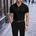 Men's Printed Short Sleeve Polo Shirt 2506000048