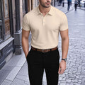 Men's Printed Short Sleeve Polo Shirt 2506000051