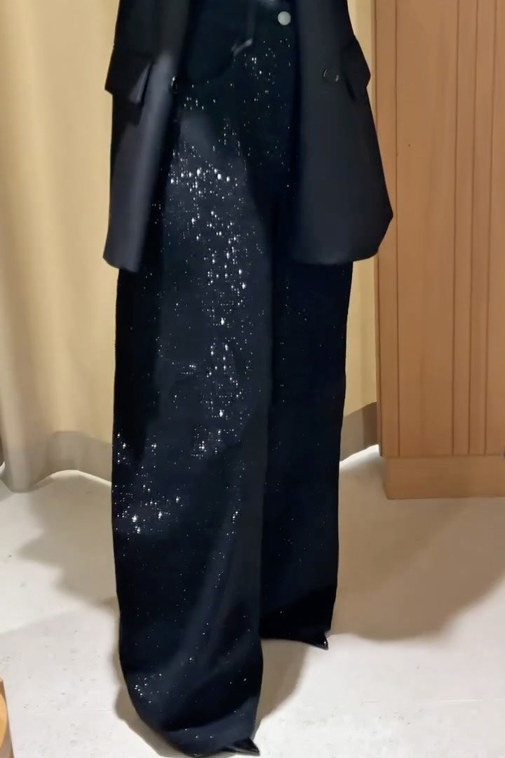 Ladies' Effortless Glam Sequin Pants