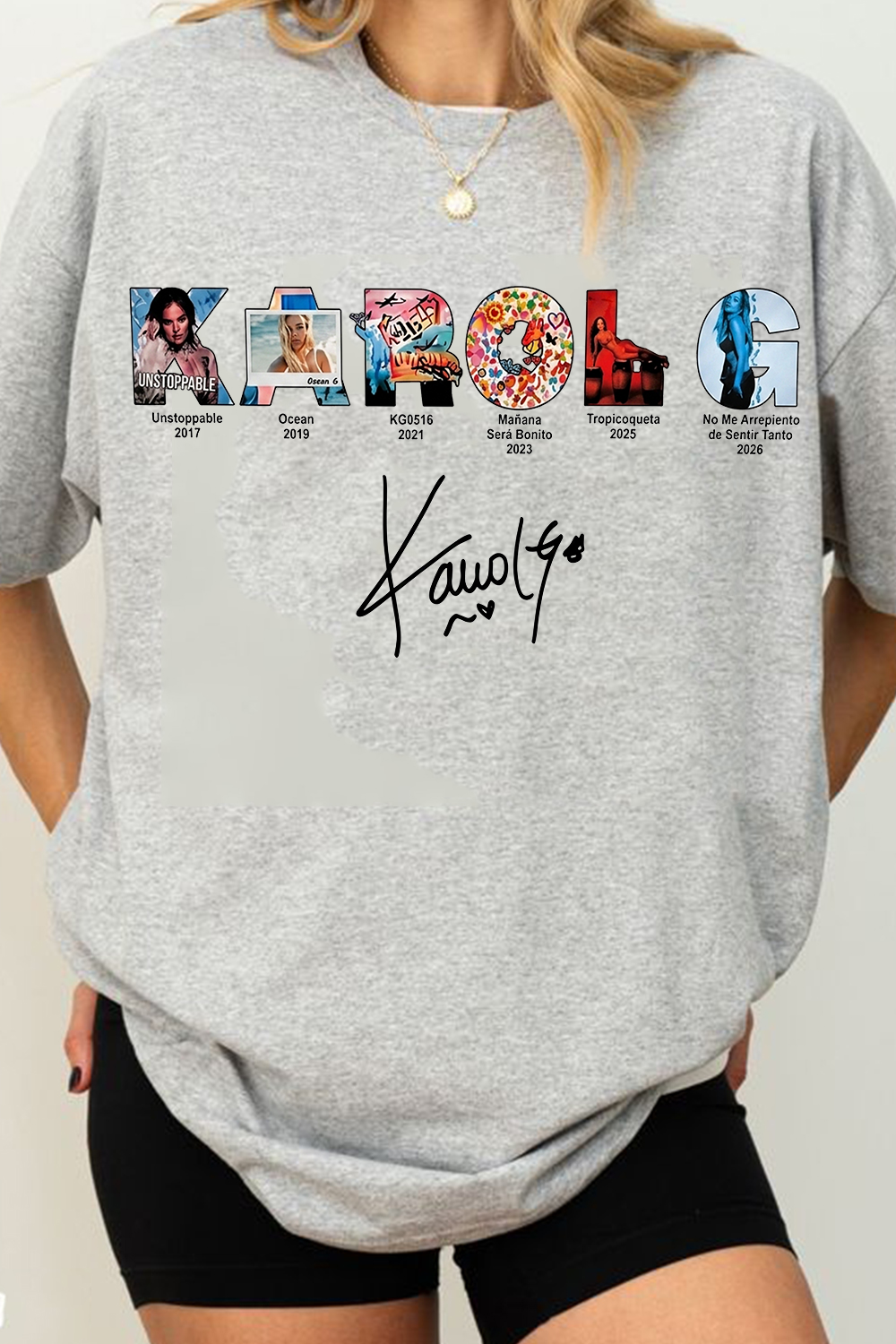 Karol G Album Cover Collage T-Shirt