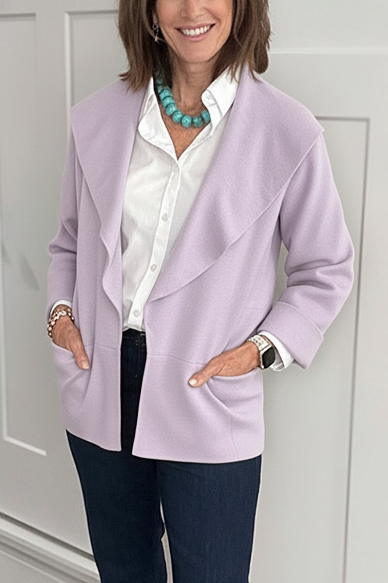 New Arrivals🔥 Casual Lapel Drop Shoulder Cardigan with Pocket