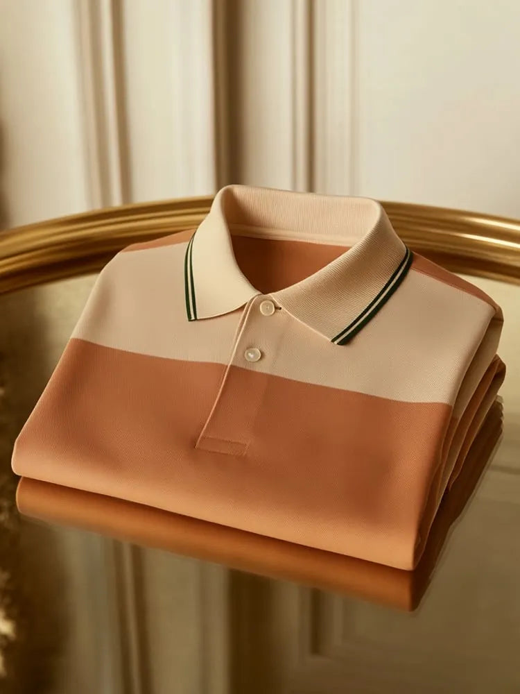 Men's Business Short Sleeve Polo Shirt