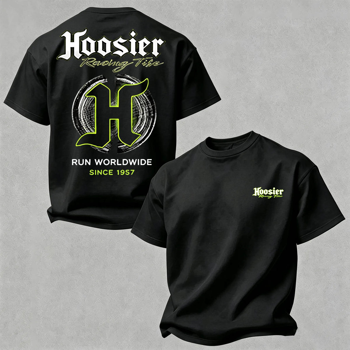 Dark Green Retro Race Legacy T-shirt