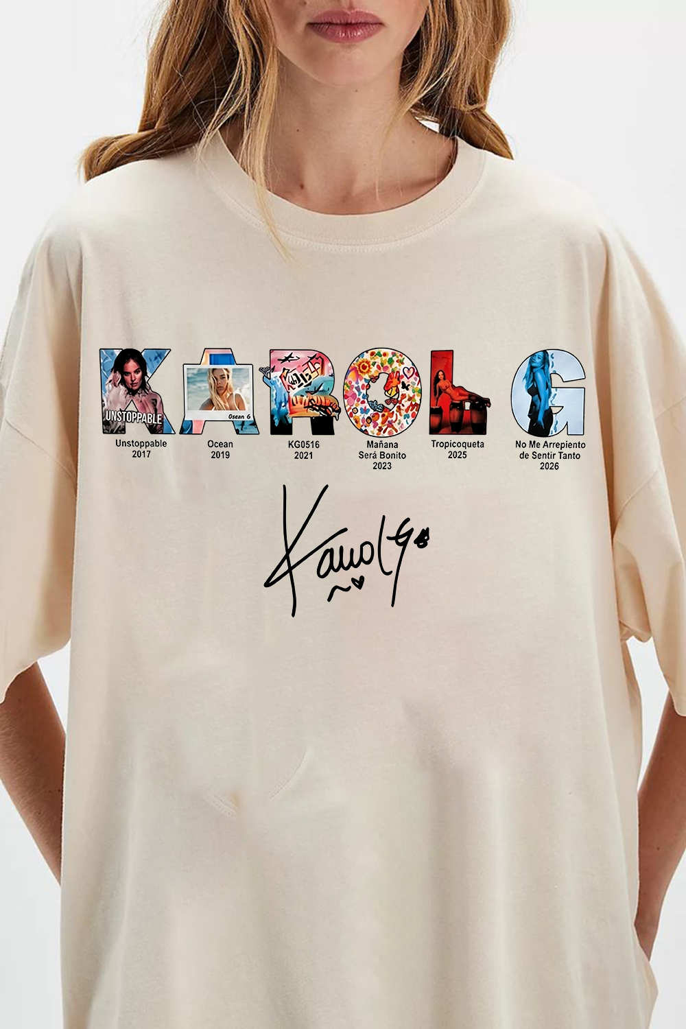 Karol G Album Cover Collage T-Shirt