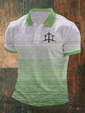 Men's Faith Printed Casual Polo Shirt