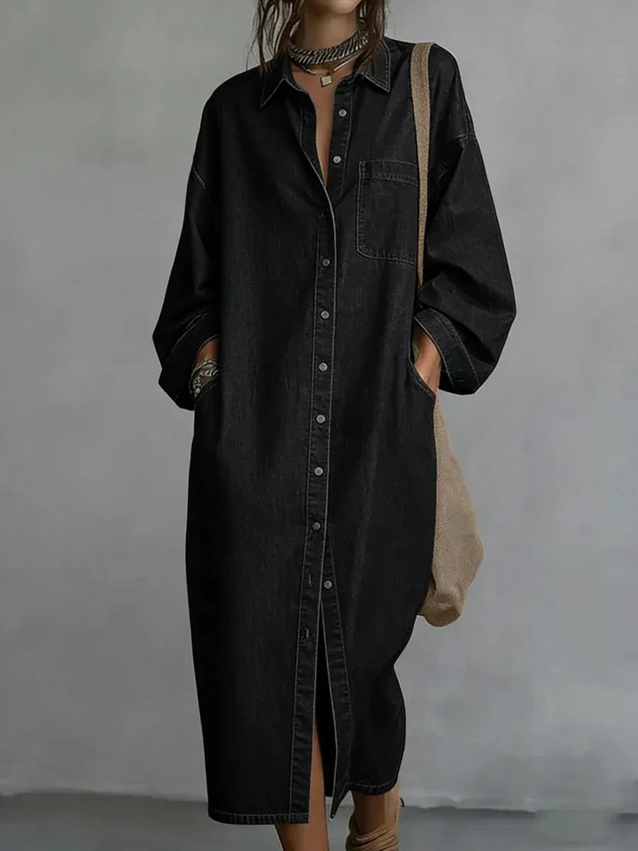 New Arrivals🔥 Women's Denim Shirt Dress