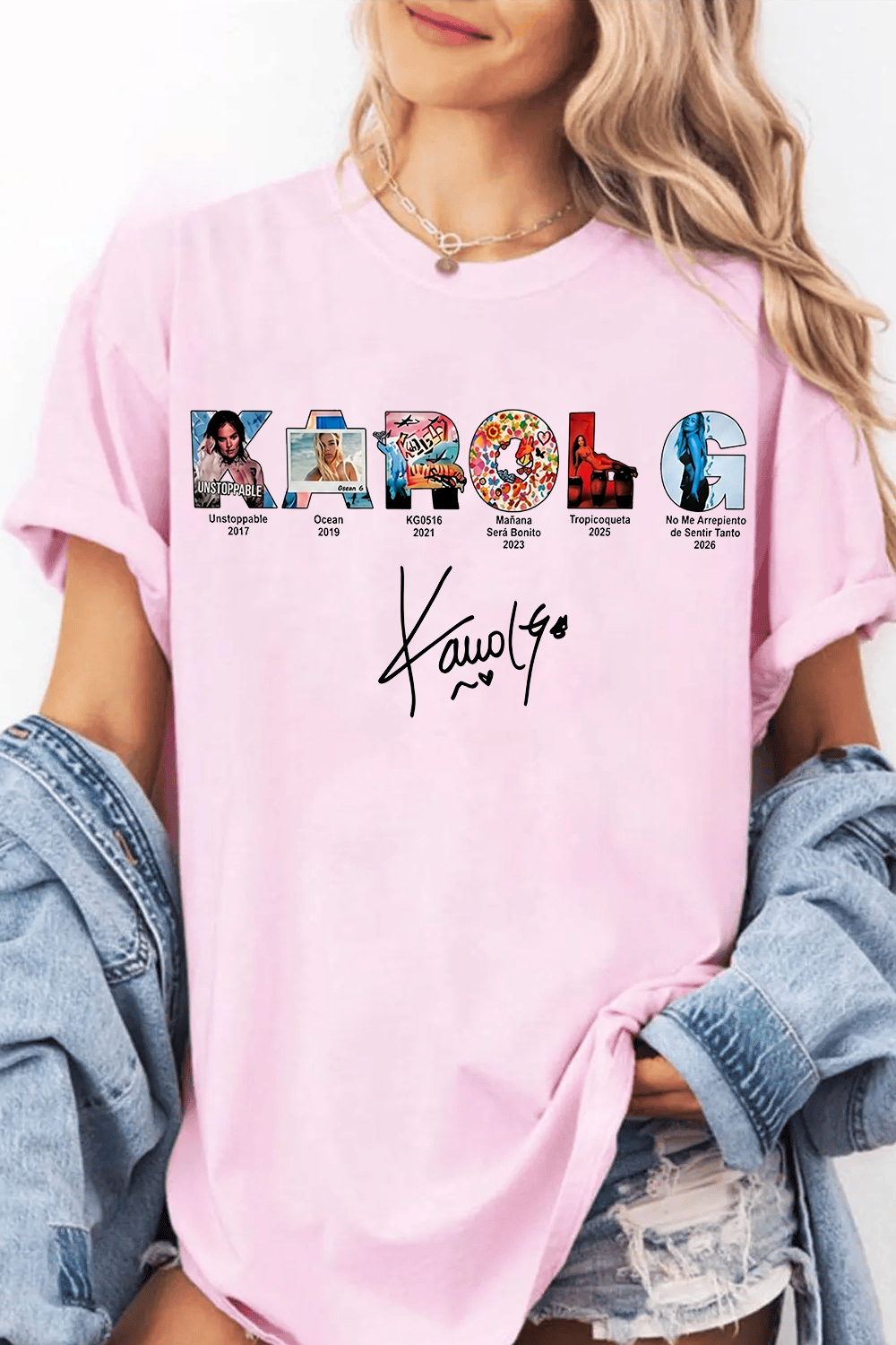 Karol G Album Cover Collage T-Shirt
