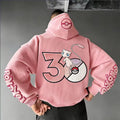 Pokémon Unisex Retro Corduroy Hoodie With Anime-style Graphics