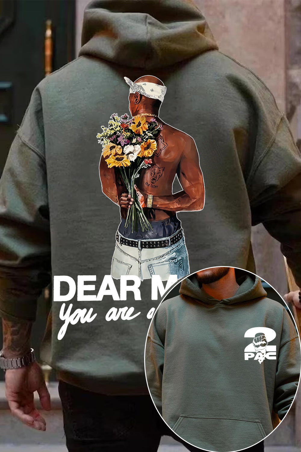 2pac Two-Sided Hoodie