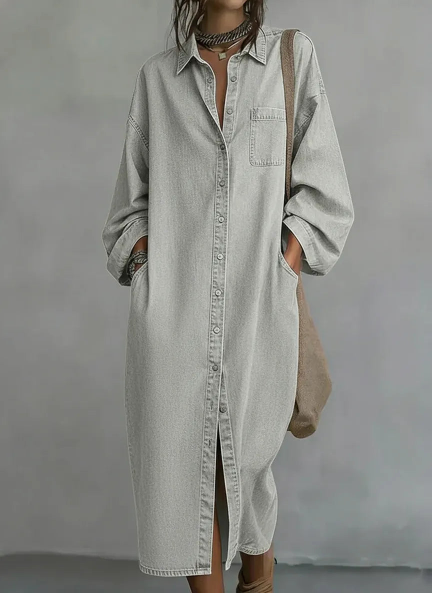 New Arrivals🔥 Women's Denim Shirt Dress
