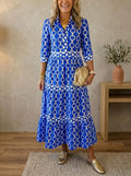 New Arrivals🔥 Chain Print Vintage Party Dresses