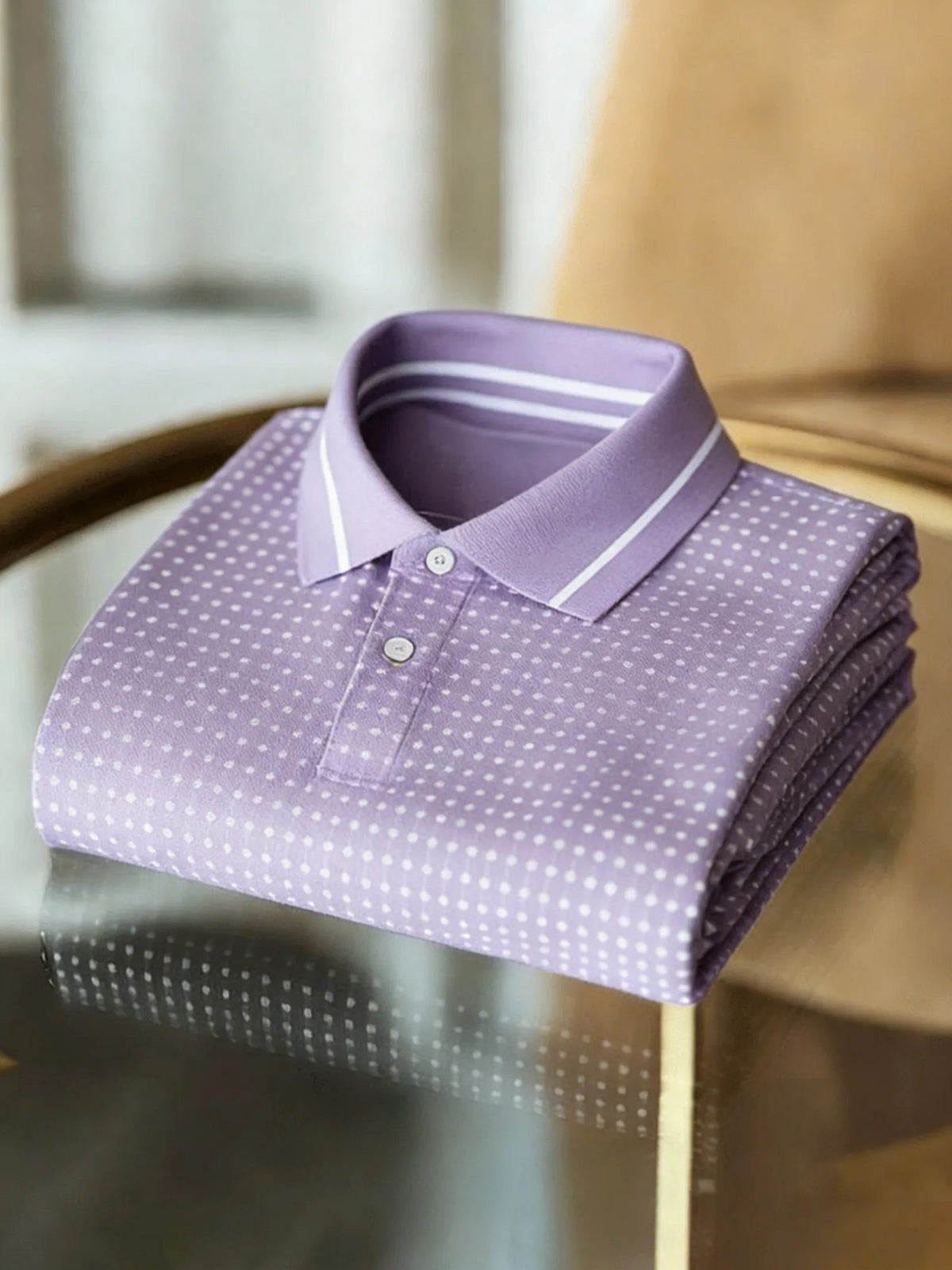 Men's Classic Business Button Short Sleeve Polo Shirt MYY25072903