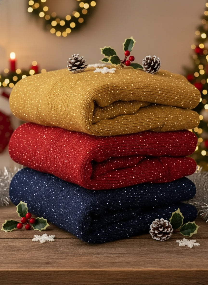 🎄 New Arrivals🔥 Christmas Sparkling Loose Pocket Pullover Sweater