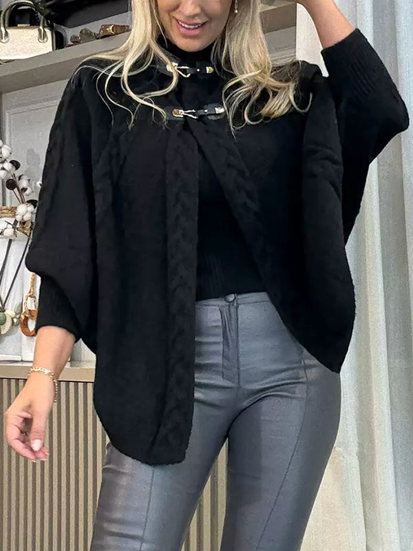 CLEARANCE SALE🔥 Casual Knitting Cardigan Jacket with Buckle