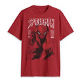 Classic Web Hero Graphic Tee for Retro Comic Fans and Streetwear Style Lovers