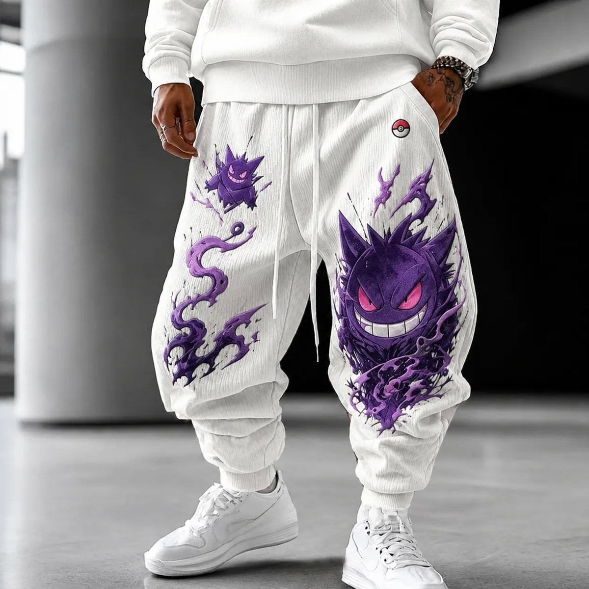 Pokémon Unisex Anime-print Trousers