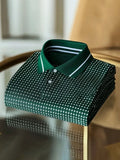 Men's Classic Business Button Short Sleeve Polo Shirt MYY25072903