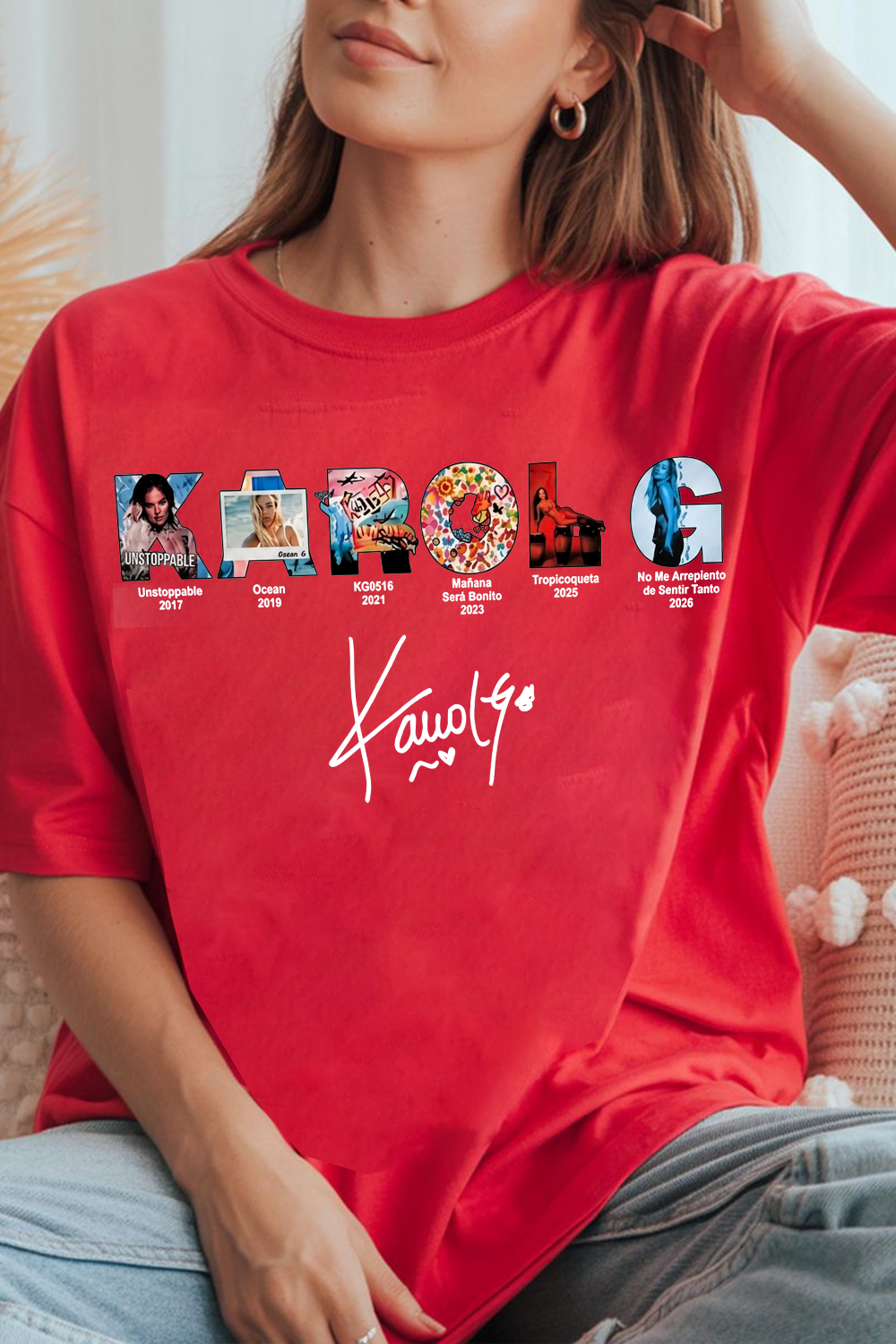 Karol G Album Cover Collage T-Shirt