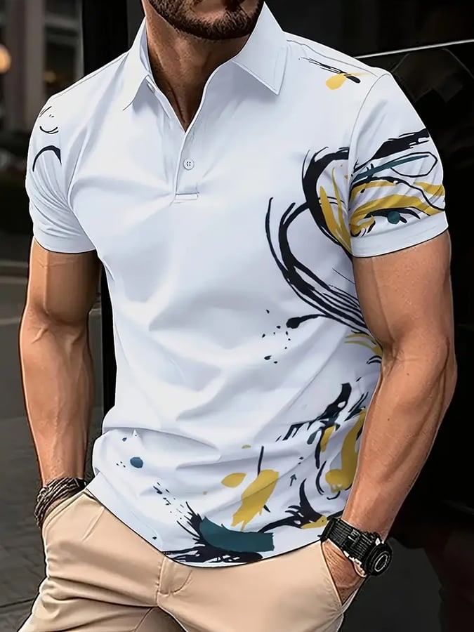 Men's Classic Casual Business Fashion Polo Shirt
