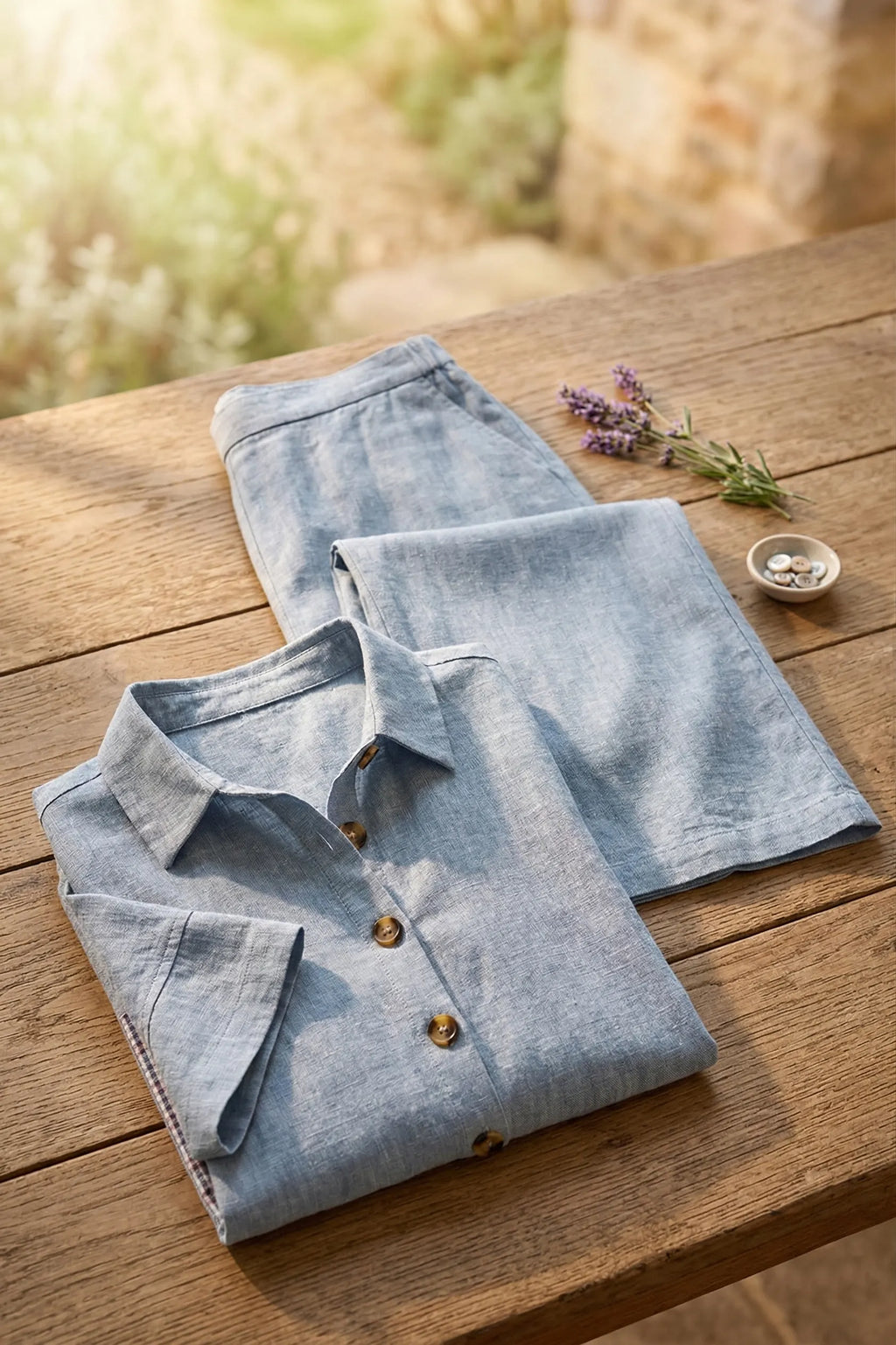New Arrivals🔥 Cozy Loose-fit Cotton Linen Two-piece Set