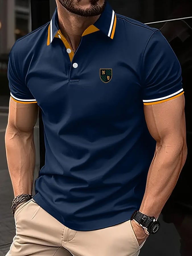 Men's Classic Casual Business Fashion Polo Shirt