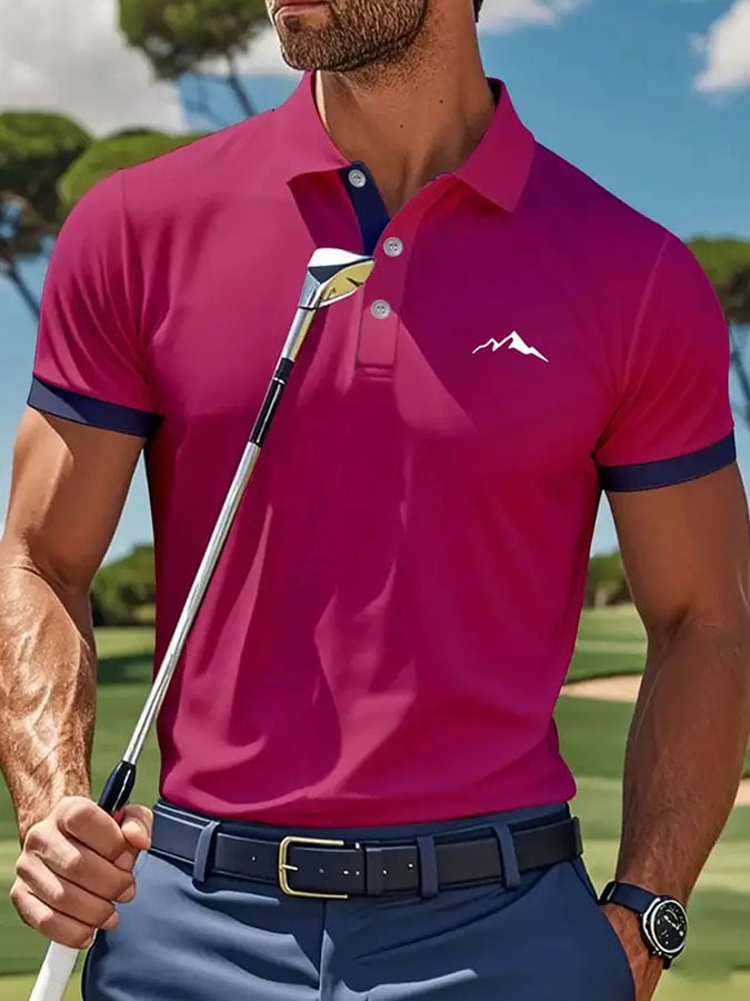 Men'S Casual Classic Golf Polo Shirt