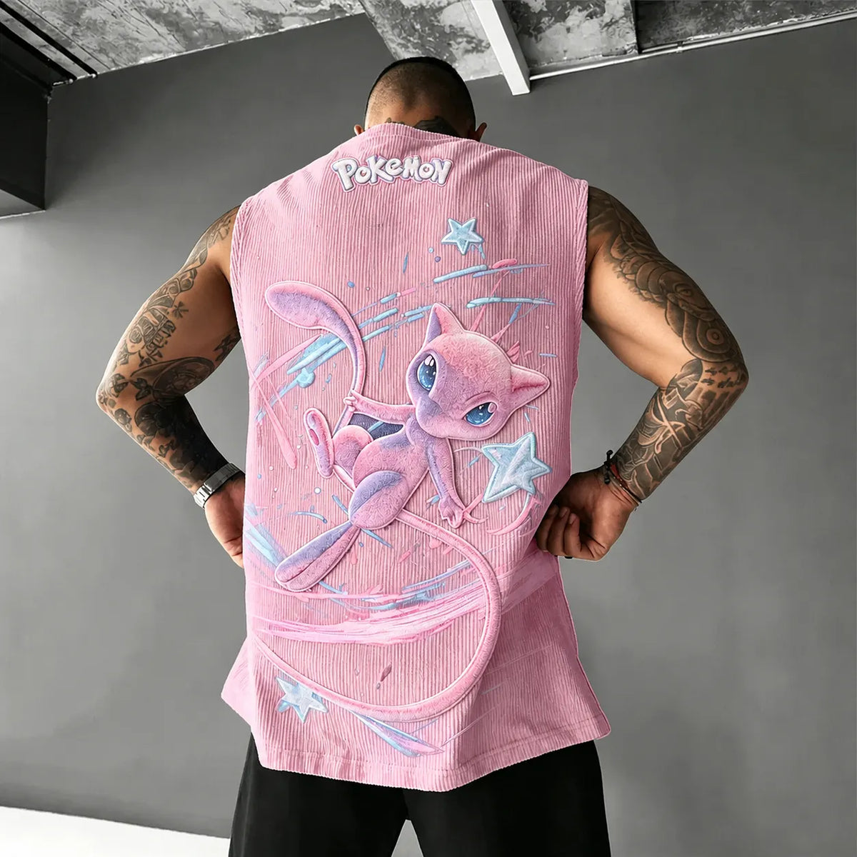 Pokémon Unisex Anime-Style Retro Corduroy Tank Top