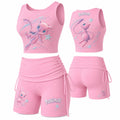 Pokémon Women's Anime-Print Tank Top And Shorts Sports Set