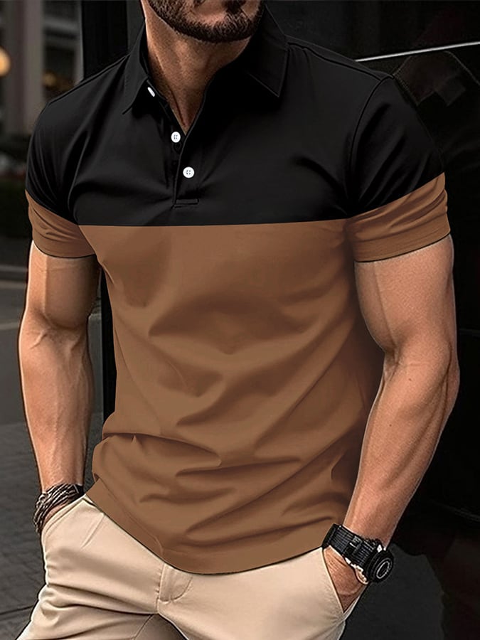 Men's Casual Business Fashion Polo Shirt