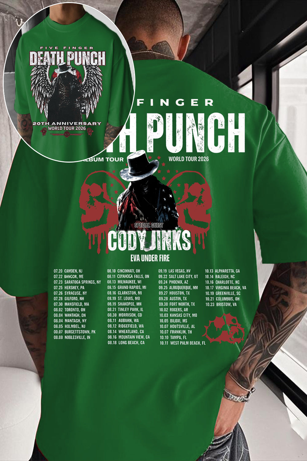 Five Finger Death Punch Tee