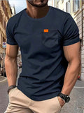 Men's Classic Casual Business Fashion Short-Sleeved T-Shirt
