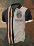 Men's My IDentity Is In Yeshua Printed Short Sleeve Polo Shirt