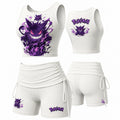 Pokémon Women's Anime-Print Tank Top And Shorts Sports Set