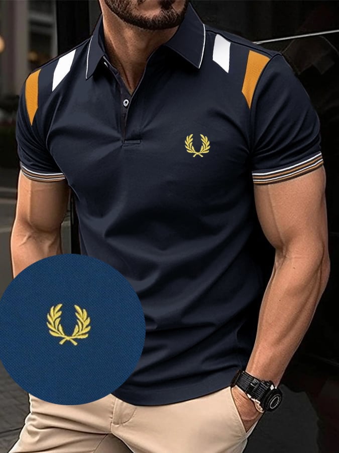 Men's Classic Casual Business Fashion Polo Shirt MPO512439