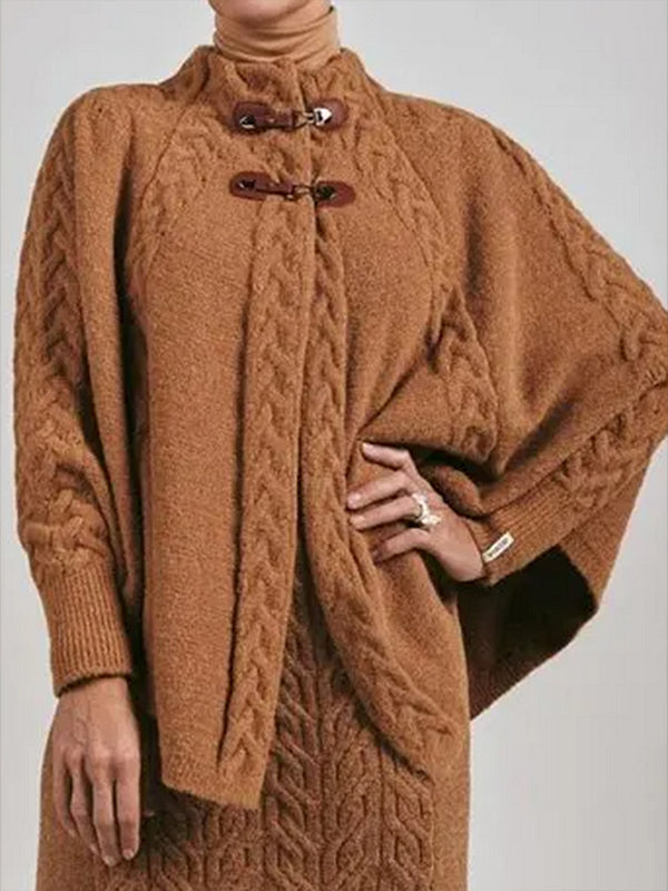 CLEARANCE SALE🔥 Casual Knitting Cardigan Jacket with Buckle