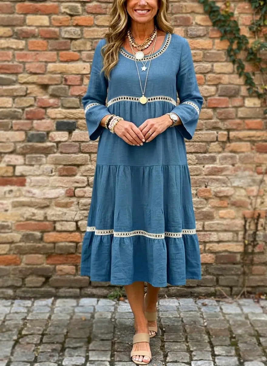 New Arrivals🔥 Women's Vintage Casual Loose Linen Dress