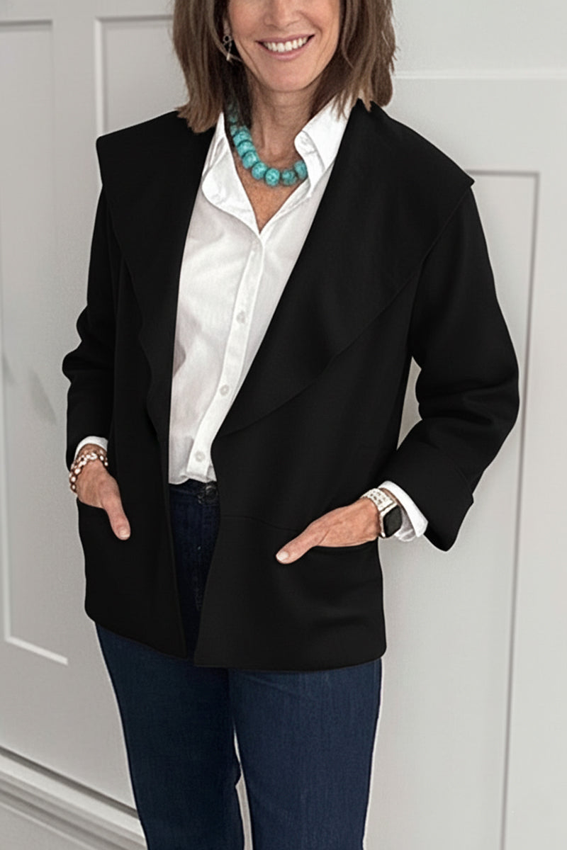 New Arrivals🔥 Casual Lapel Drop Shoulder Cardigan with Pocket
