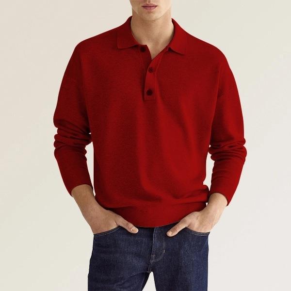 Men's Long Sleeves Polo T-Shirts