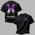 Gradient Purple “H” Print T-Shirt