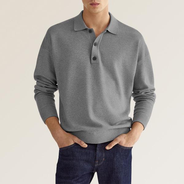 Men's Long Sleeves Polo T-Shirts