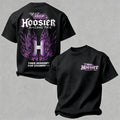 Retro Fire Pattern Champion Racing T‐Shirt