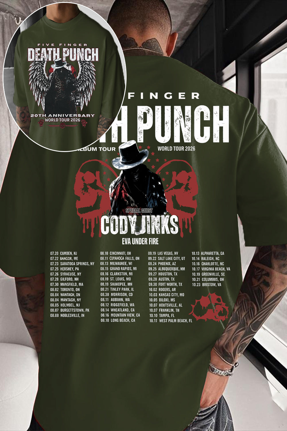 Five Finger Death Punch Tee