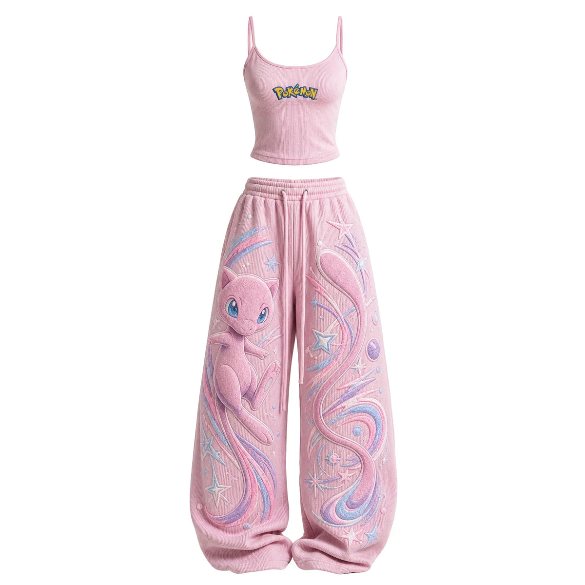 Pokémon Women's Anime-Print Camisole And Pants Set