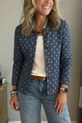 New Arrivals🔥 Vintage Printed Round Neck Casual Cardigan