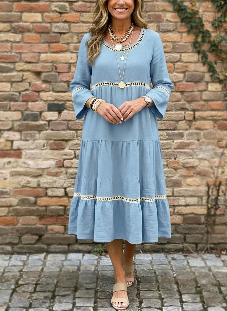 New Arrivals🔥 Women's Vintage Casual Loose Linen Dress