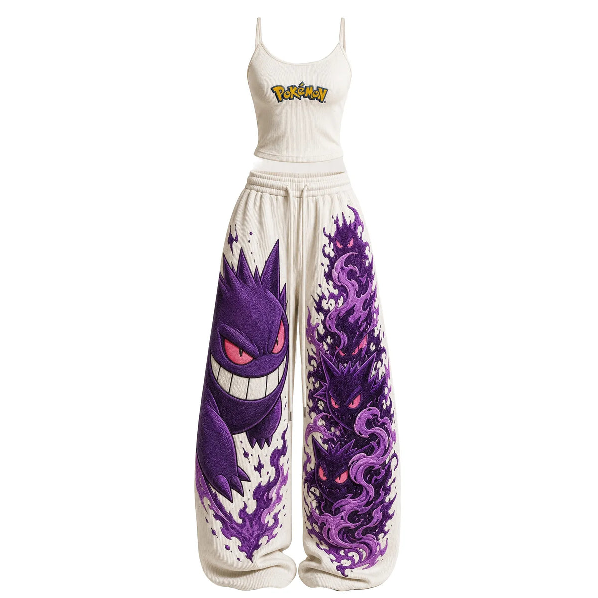Pokémon Women's Anime-Print Camisole And Pants Set