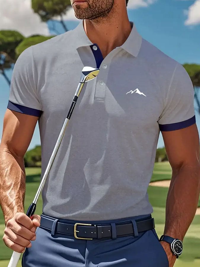 Men'S Casual Classic Golf Polo Shirt